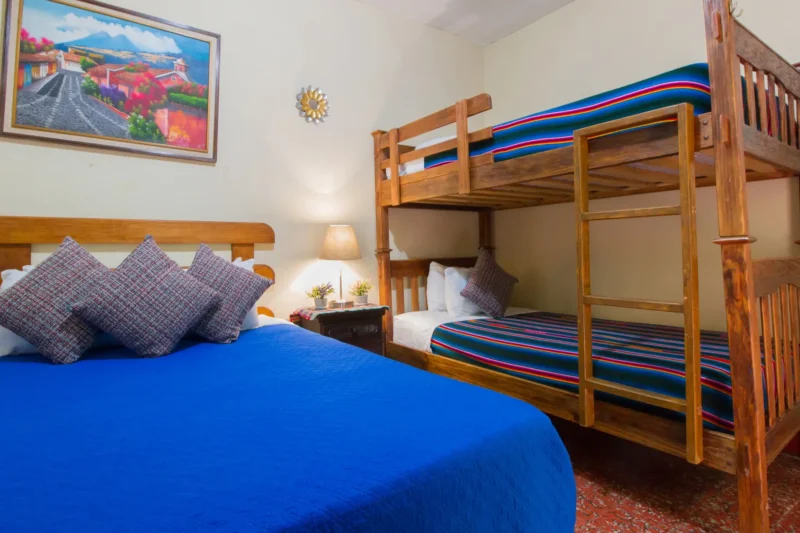Hostel room in Antigua Guatemala