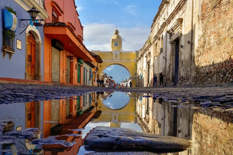 Santa Catalina Arch landmark in Antigua Guatemala